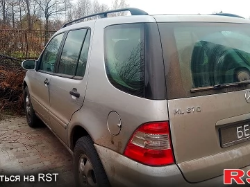 Авто Mercedes Ml 2002 № 7555941
