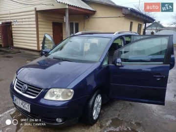 Авто Volkswagen Touran 2003 № 7535494
