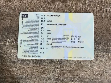 Авто Volkswagen Golf 2005 № 7639458