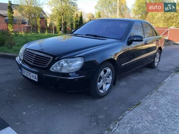 Авто Mercedes S-Class 2001 № 7642212