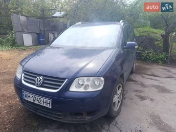 Авто Volkswagen Touran 2003 № 7666859