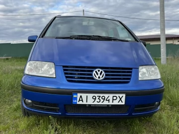Авто Volkswagen Sharan 2001 № 7668292