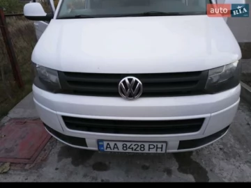Авто Volkswagen Transporter 2010 № 7715589