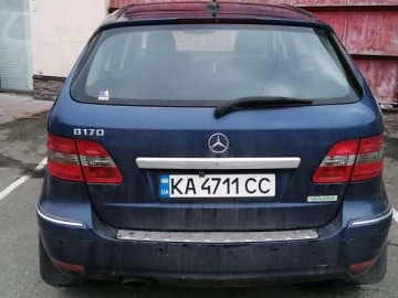 Авто Mercedes B-Class 2008 № 7789623