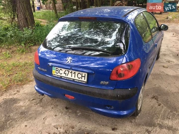 Авто Peugeot 206 2004 № 7878205