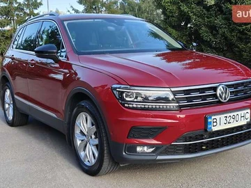Авто Volkswagen Tiguan 2018 № 7881037