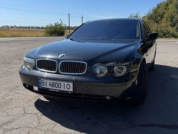 Авто BMW 7 Series 2002 № 7926591