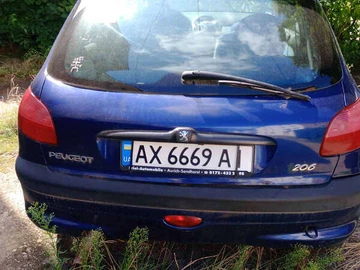 Авто Peugeot 206 1999 № 7978923