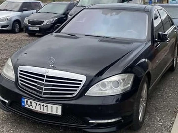 Авто Mercedes S-Class 2010 № 8184905