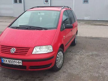 Авто Volkswagen Sharan 2001 № 8196831