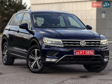 Авто Volkswagen Tiguan 2017 № 8237968