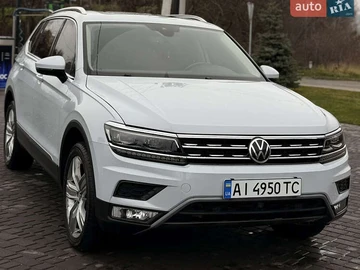 Авто Volkswagen Tiguan 2018 № 8320338