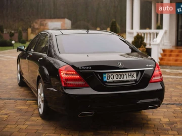 Авто Mercedes S-Class 2010 № 8336779