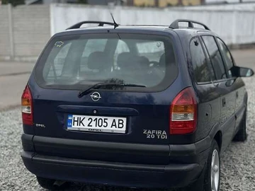 Авто Opel Zafira 2000 № 8651126
