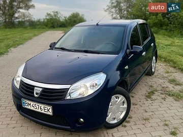Авто Dacia Sandero 2010 № 8877143
