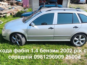 Авто Skoda Fabia 2002 № 7964393