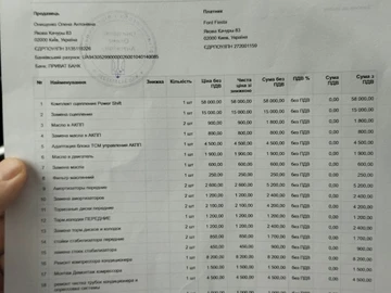 Авто Ford Fiesta 2017 № 8035102