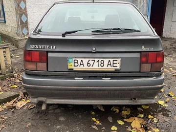 Авто Renault 19 1990 № 8144773