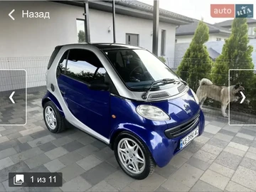 Авто smart Fortwo 2000 № 8175244