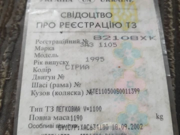 Авто ЗАЗ Таврия 1995 № 8322831