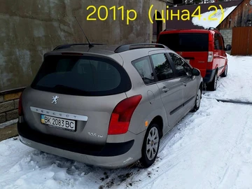 Авто Peugeot 308 2011 № 8509278