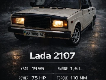Авто ВАЗ 2107 1995 № 8532217