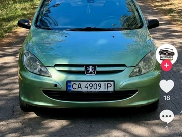 Авто Peugeot 307 2002 № 8593653