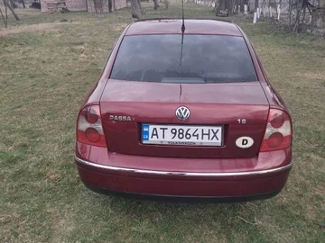 Авто Volkswagen Passat Sedan 2001 № 8629970