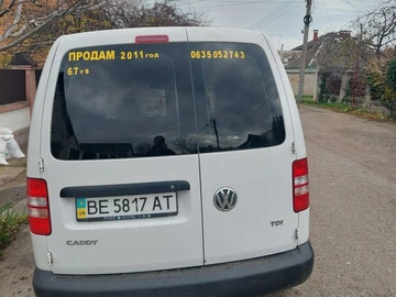 Авто Volkswagen Caddy 2011 № 8645383