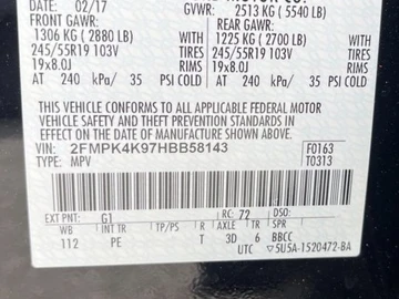 Авто Ford Edge 2017 № 8651906