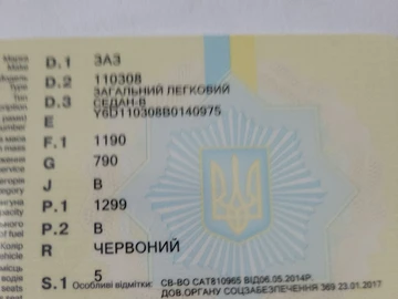 Авто ЗАЗ 1103 Slavuta 2011 № 8659770