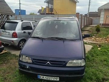 Авто Citroen Evasion 1996 № 8718534
