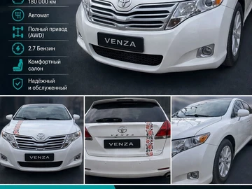 Авто Toyota Venza 2011 № 8723755