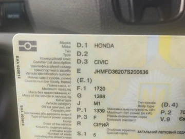 Авто Honda Civic 2007 № 8778132