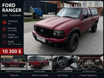 Авто Ford Ranger 2003 № 8794116
