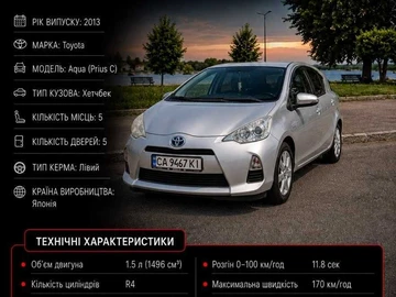 Авто Toyota Yaris 2013 № 8851585