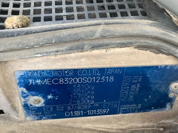 Авто Honda Civic 1988 № 8966902