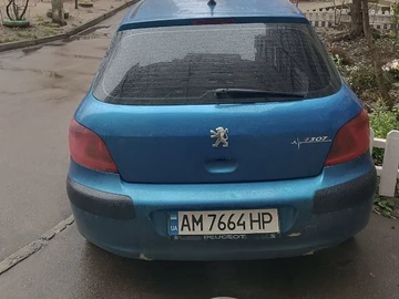 Авто Peugeot 307 2002 № 8977737